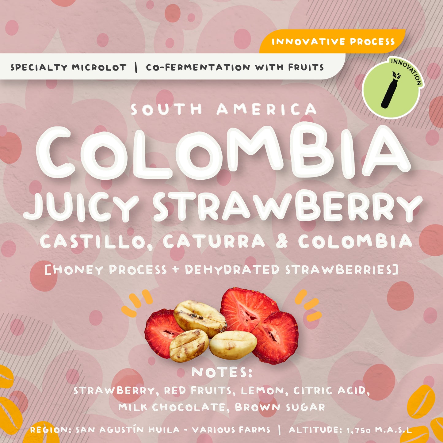 COLOMBIA HUILA JUICY STRAWBERRY