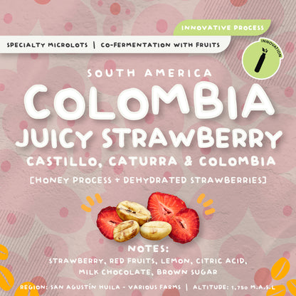 哥倫比亞草莓咖啡