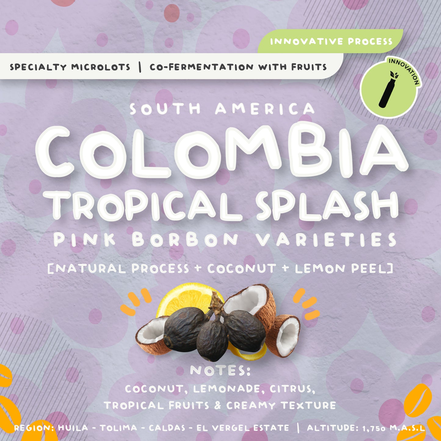 哥倫比亞椰香檸檬咖啡