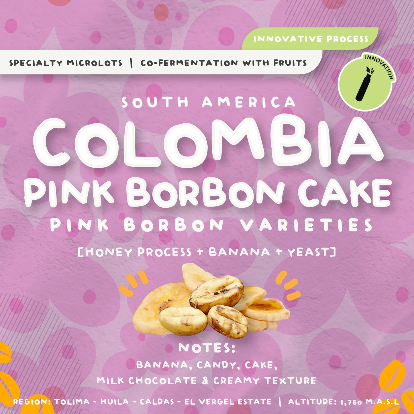 哥倫比亞香蕉風味蛋糕咖啡