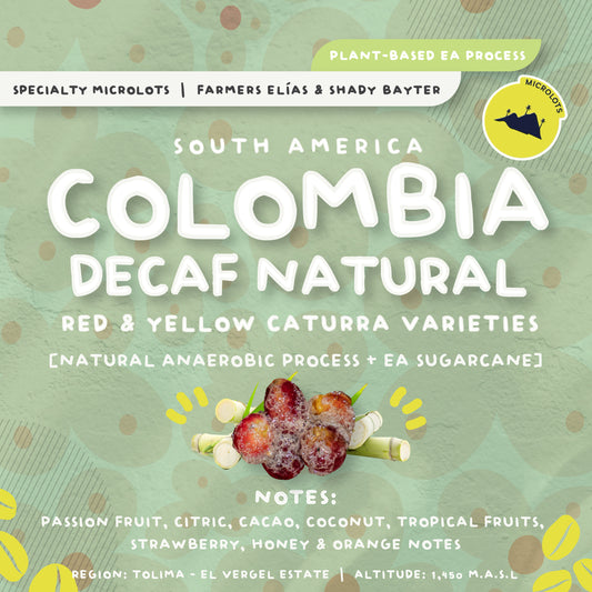 [NEW] DECAF COLOMBIA TOLIMA NATURAL